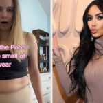A Woman On TikTok Dragged Kim Kardashian For Her Shapewear Sizing, Calling It "Ridiculous"